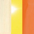 Дуб шамони светлый / Желтый глянец / Оранжевый глянец