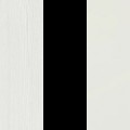 Нимфея альба / Черный / Белый глянец