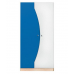 Шкаф «Гуливер» белый глянец/красная белая/синяя, Модерн, фото 2
