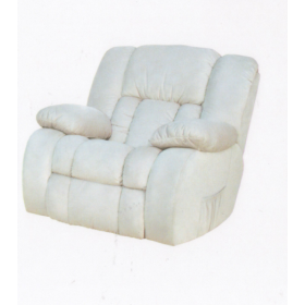 Шкіряне крісло Mark-light розкладне з реклайнером, 100*96*105, Голландський дім