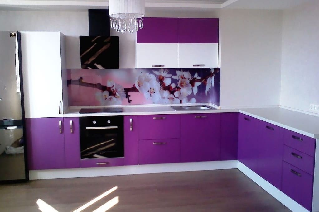 Фиолетовые кухни, фото2