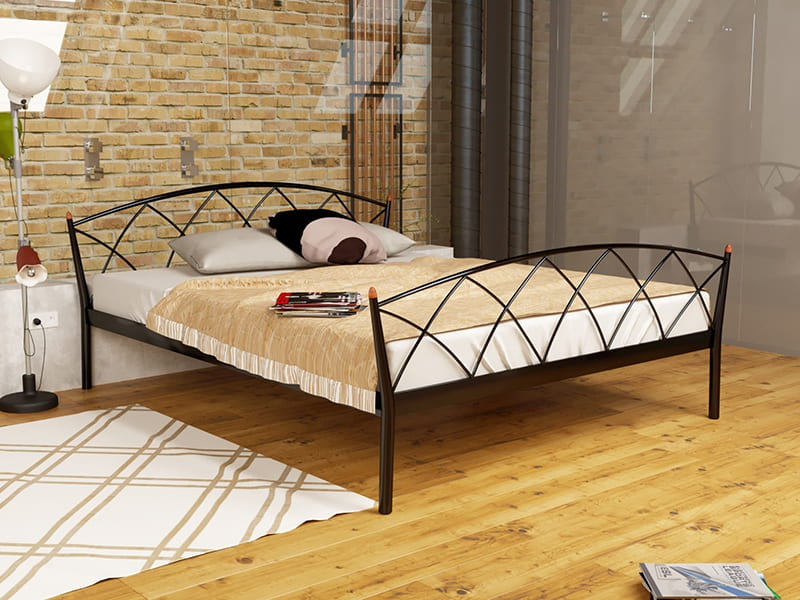 Кровати с металлическими ламелями, фото2