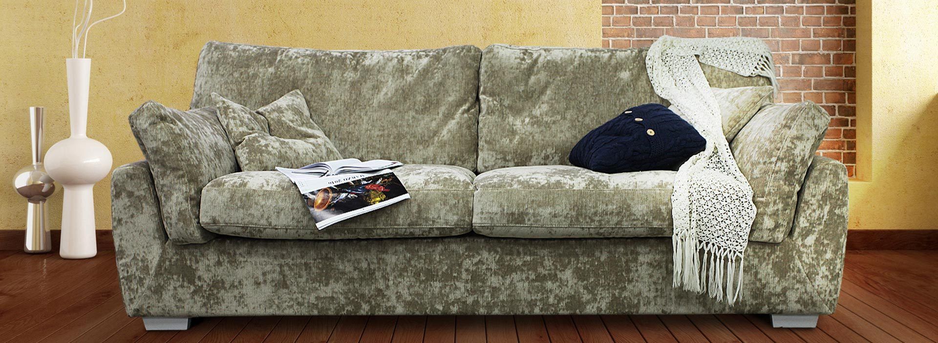 Вельветовий диван, фото1